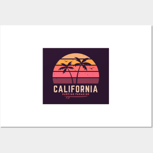 Beach California Posters and Art